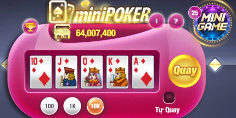Cơ chế vận hành của Mini Poker hoạt động như thế nào?