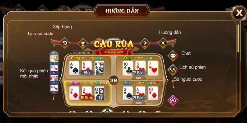 Khám phá luật chơi bài Cào Rùa cơ bản