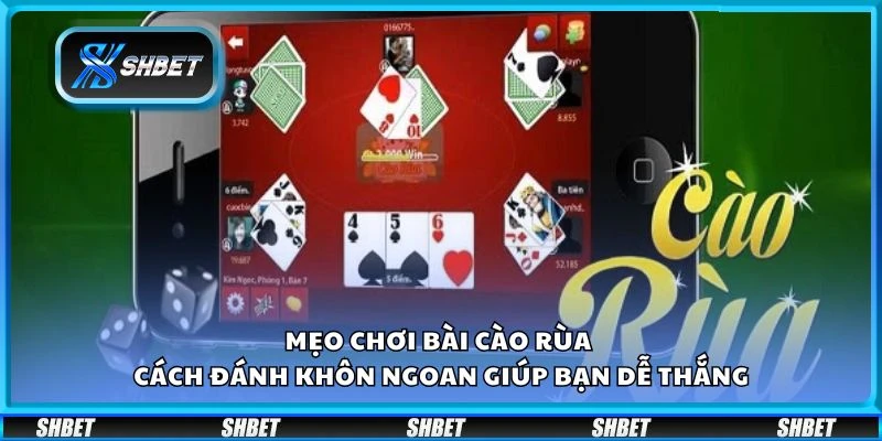 Mẹo chơi bài Cào Rùa - Cách đánh khôn ngoan giúp bạn dễ thắng